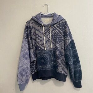American Eagle Patchwork Hoodie